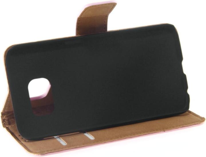 Produktbild OEM Slim Leather Book Case for Galaxy S6 pink (Samsung Galaxy S6)