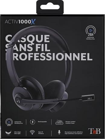 Produktbild T'nB TNB Activ 1000X Professional Headset (26 h, Kabellos)