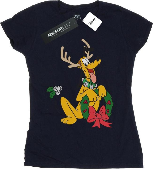 Immagine prodotto Disney Pluto Christmas Reindeer Maglietta Donna (M)