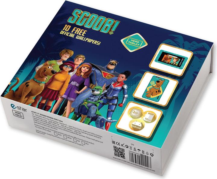 Image du produit Estar Tablette HERO Scoob! 7 16 GO (7", 16 Go, Vert, Marron)