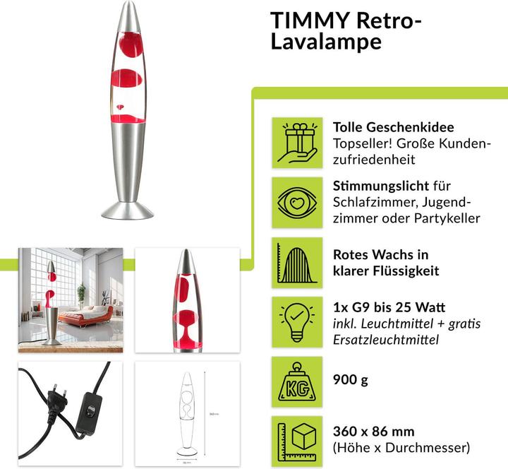 Image du produit Licht-Erlebnisse Timmy (210 lm, G9)
