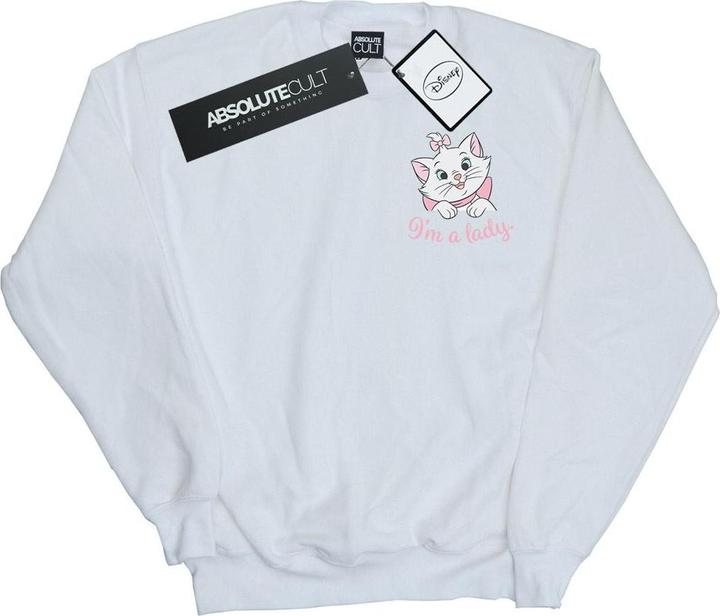 Immagine prodotto Disney Aristocats Marie I'm A Lady Breast Print Felpa Ragazze (152, 158)