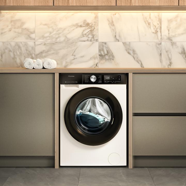 Produktbild Hisense WD3S8043BW3 Freistehender Waschtrockner 8Kg