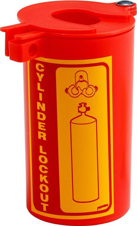 Actual product image Brady Gas cylinders - Locking device, red (045629)