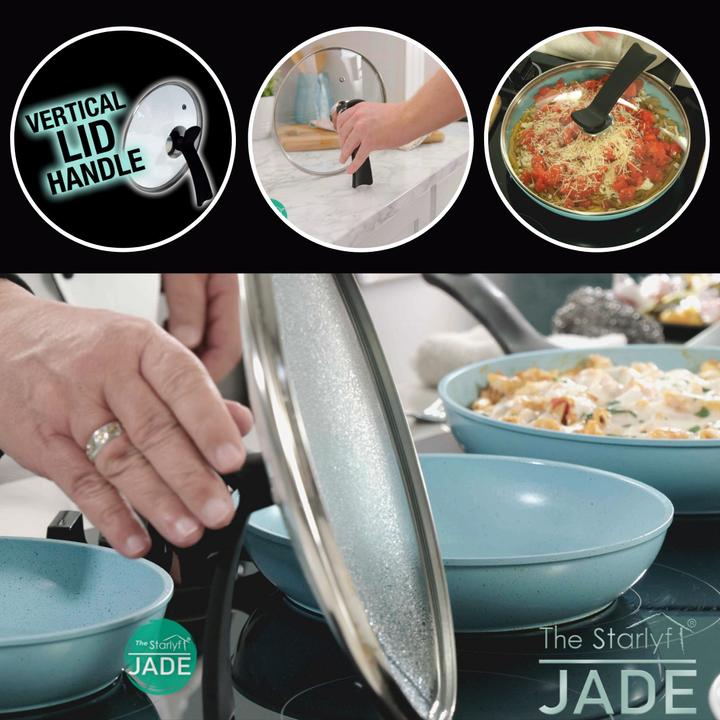 Immagine prodotto Starlyf Jade Pan Set (20 cm, Padella per friggere, Alluminio)