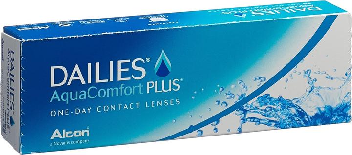 Actual product image Dailies AquaComfort Plus (30 Piece, Daily lens, Spherical)