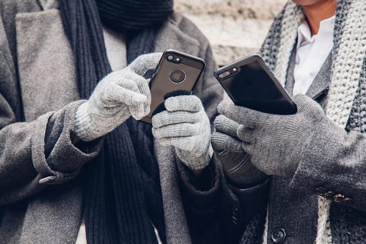 Image du produit Moshi Gants à écran tactile Digits - Gris foncé (L) (L)