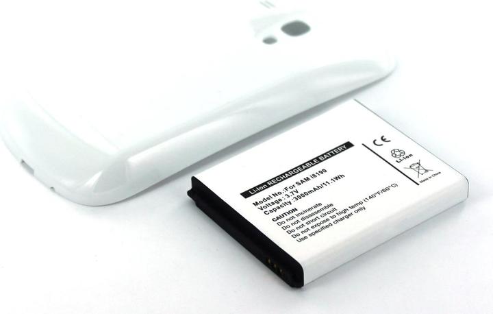 Immagine prodotto AGI 3.7V - 3000 mAh - Li-Ion - Batteria/Batteria - Bianco - Lithium-Ion (Li-Ion) - 3000 mA