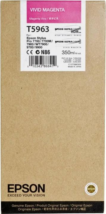 Actual product image Epson T5963 Vivid (M)