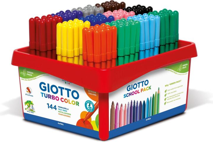 Image du produit Giotto Turbo Color (Multicolore, 144 x)