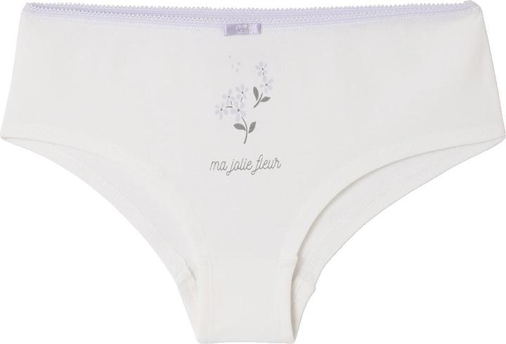 Produktbild Vertbaudet Bio-Kollektion: 5er-Pack Mädchen Shortys mit Blumen (140, 5er Pack)