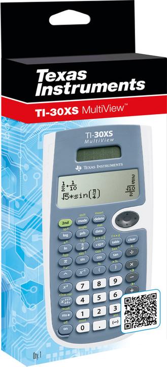 Actual product image TI Scientific Calculator (Solar cells, Batteries)