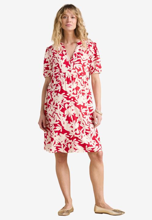 Actual product image Envie de Fraise Kurzes Kleid für Schwangerschaft und Stillzeit mit Blätterprint (34)