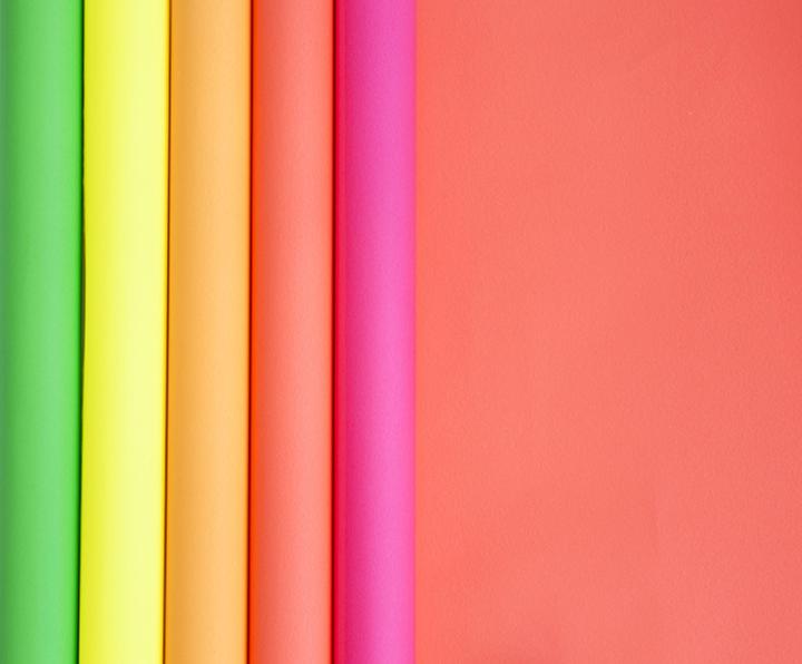 Actual product image Clairefontaine Tiny Rolls Neon (Wrapping paper, 1 x)