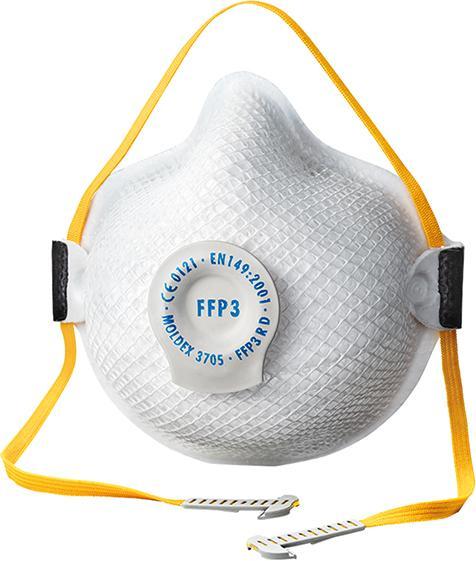 Produktbild Moldex Atemschutzmaske FFP3 R D mit Klimaventil, Air Seal, einzel verpackt (FFP3 R D, 1 x)
