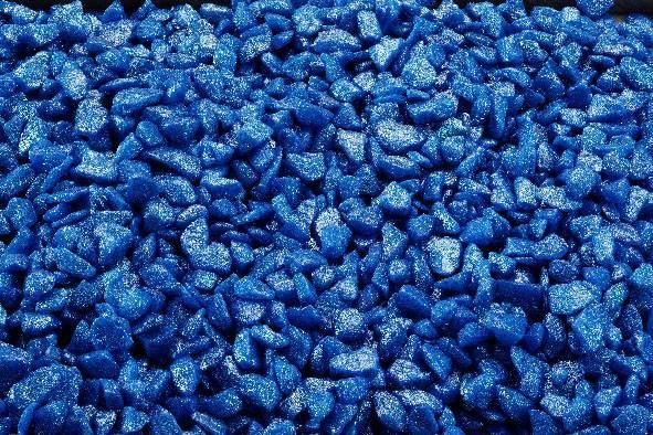 Immagine prodotto Europet Ghiaia ornamentale Ø 6-9 mm, Blu oceano, 2kg (Decorazione, altre voci)