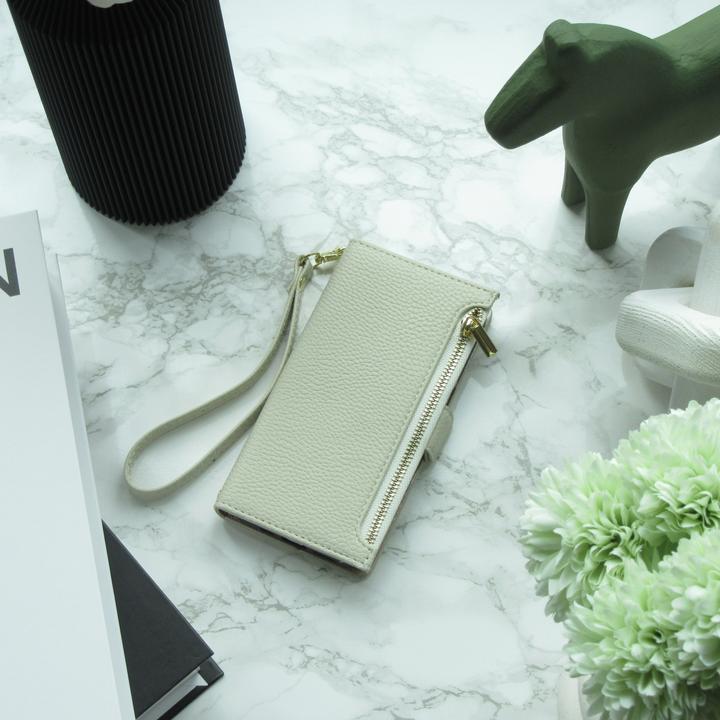 Produktbild PhoneLook Hülle Flip Wallet aus veganem Leder mit Brieftasche und Magnetverschluss (Apple iPhone 15 Pro)
