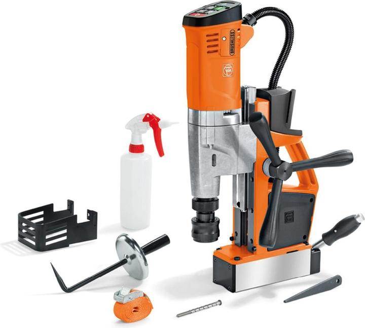 Actual product image Fein AKBU 35 PMQW Select 18 V Brushless Li-Ion Battery Magnetic Core Drill up to 35 mm Solo in Case (Rechargeable battery operated)