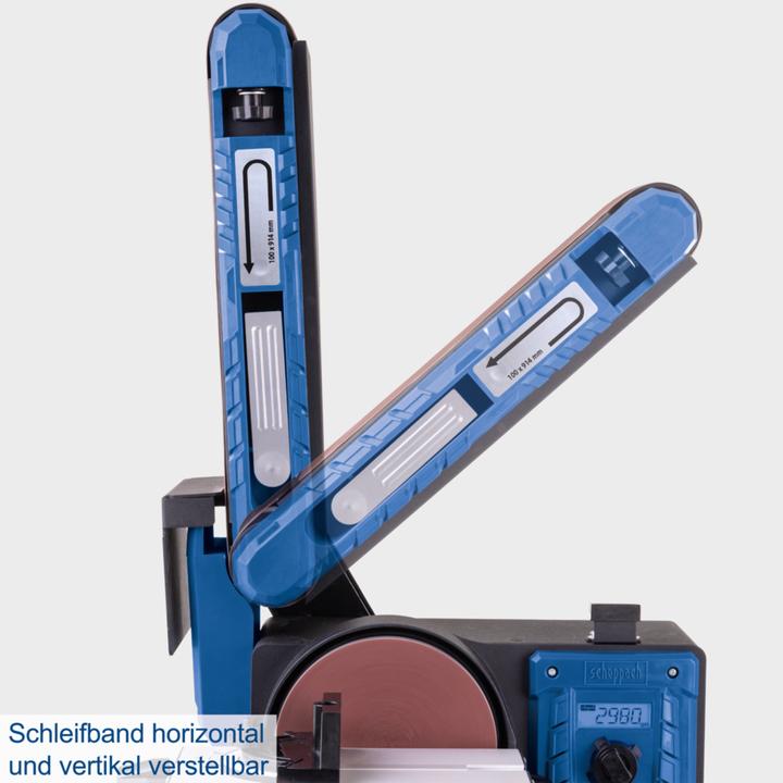 Actual product image Scheppach Belt and disc sander BTS800Vario (Disc Sander, Belt sanders, 400 W)