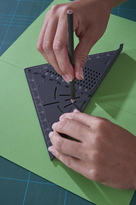 Produktbild wolfcraft Mess- und Markierwinkel VARIO 3D