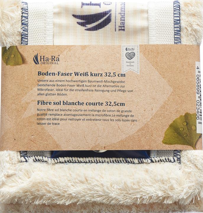 Immagine prodotto Ha-Ra Boden-Faser 32.5cm weiss kurz (1 pz.)