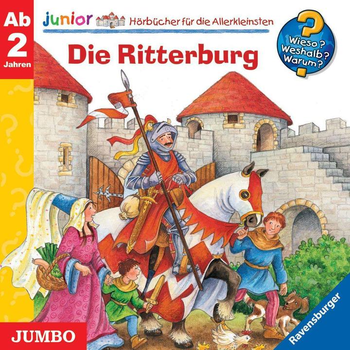 Actual product image Jumbo Why? Why? Why? junior. The knight's castle (Niklas Heinecke, Lea Sprick, German)