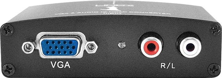 Actual product image Lindy VGA + Audio to HDMI Converter Maximum resolution 1080p no scaling (Extender)