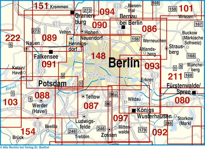 Produktbild Dr.Barthel Karten. Berlin u.Umgebung