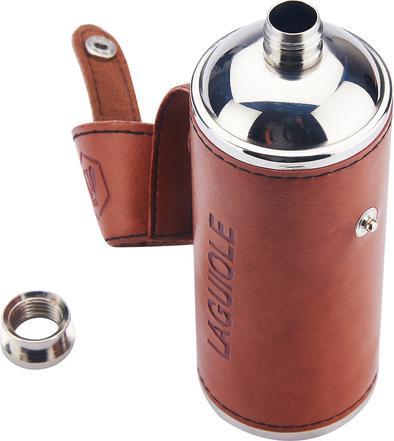 Actual product image Laguiole Metal bottle with 2 cups