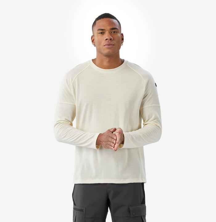 Simond Langarmshirt Herren - Merino Resist ungefärbt (S)