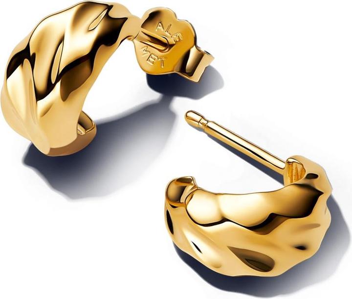 Produktbild Pandora Gewellte offene Creolen (Vergoldet, Metall)