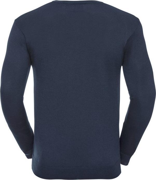 Actual product image Russell Mens Cotton Acrylic V Neck Sweatshirt (4XL)
