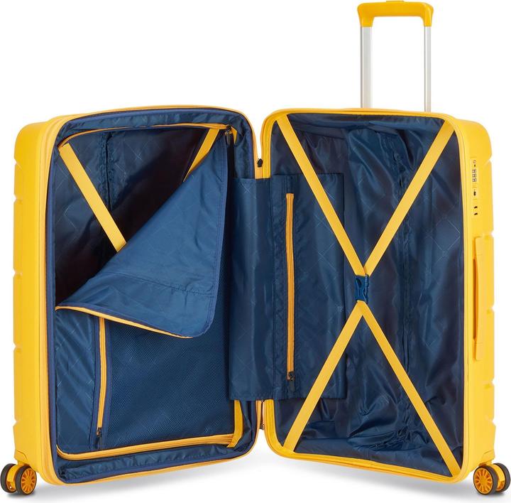 Immagine prodotto Modo by Roncato Starlight 3.0 4 Rollen Kofferset 3-teilig mit Dehnfalte (219 l, XL (da 115l))