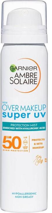 Garnier Ambre Solaire - Sensitive Adv. Sun Protection Mist Face 75ml - SPF 50 (Sonnenspray, SPF 50, 75 ml)