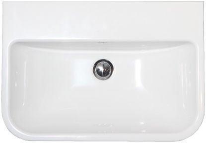 Actual product image PAA MINI SAMBA washbasin cast stone white (430 mm, 230 mm)