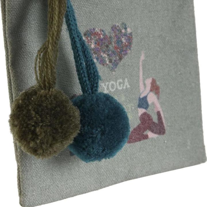 Immagine prodotto DKD Home Decor Geldbeutel Braun grün Burgunderrot Yoga (3 Stück)