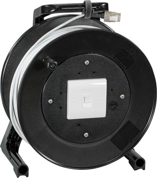 Immagine prodotto EFB Elektronik Cavo d'installazione CAT5E, 50m su tamburo per cavi (F/UTP, CAT5e, 50 m)
