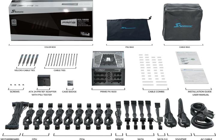 Produktbild Seasonic Prime PX-1600 Modular (1600 W)