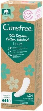 Produktbild Carefree Organic Cotton Long - Panty liners - 24.0pcs (24 x, Slipeinlagen)