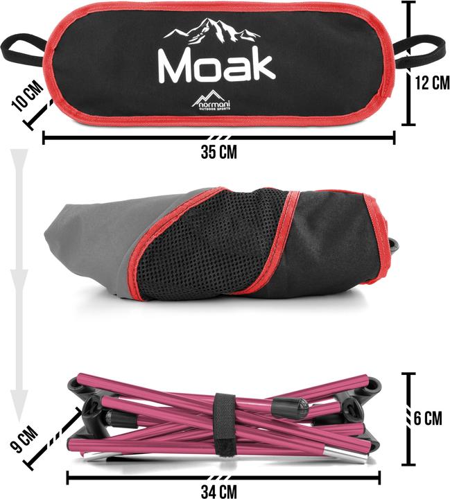 Image du produit Normani Chaise de camping ultralégère "Moak" - 8511