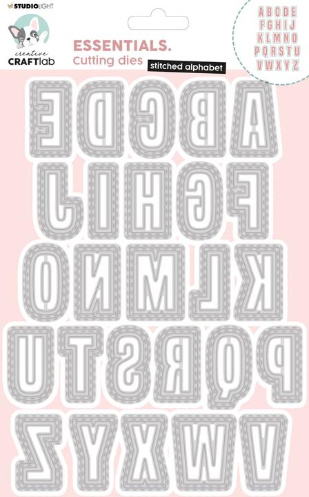 Image du produit art by marlene Cutting Dies "Stitched Alphabet" Essentials