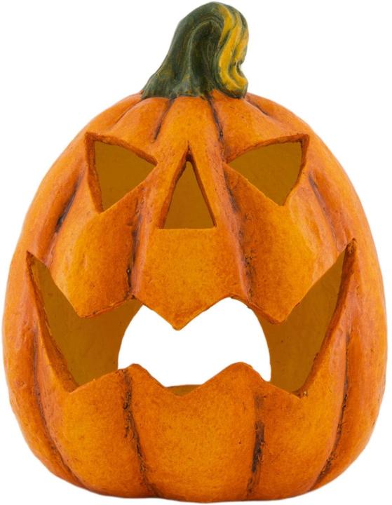 Produktbild Chalet Teelichthalter Kürbis Halloween 1 Stück (20.5 x 20.5 x 27.5 cm)
