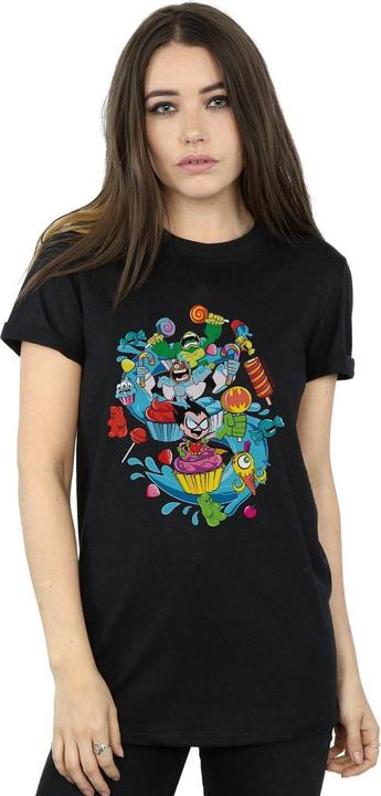 Immagine prodotto Teen Titans Go Candy Mania Maglietta Ampia Donna (XXL)