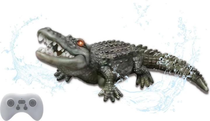 Actual product image Totally Tech RC Alligator with glowing eyes
