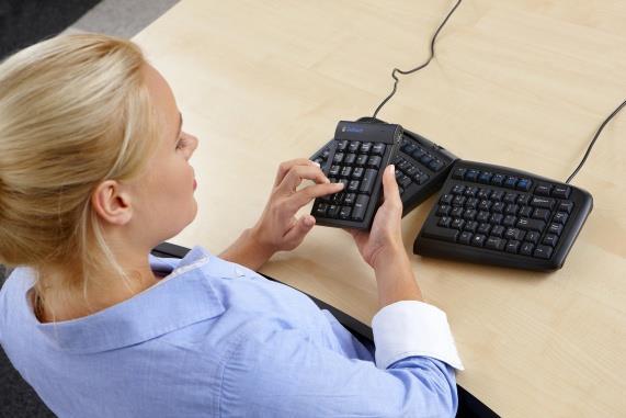 Image du produit Evoluent Clavier Goldtouch USB numérique (DE, Filaire)