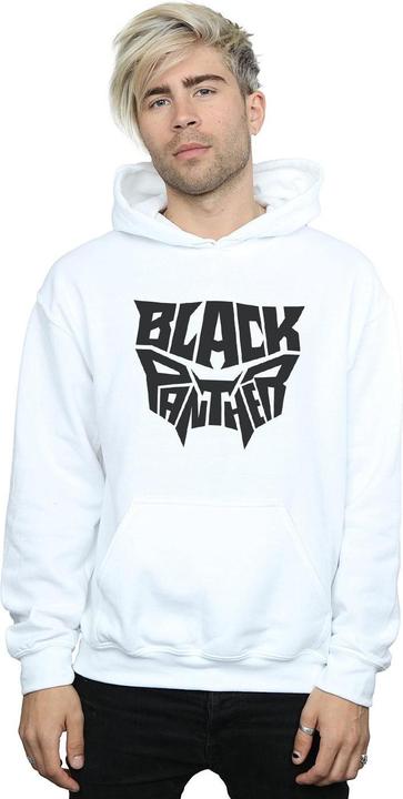 Actual product image Mens Black Panther Worded Emblem Hoodie (M)