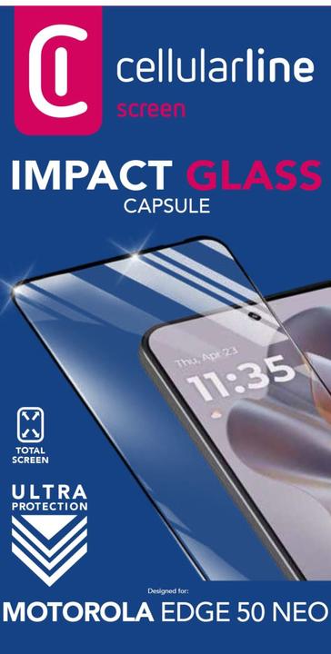 Produktbild Cellularline Impact Glass Capsule (1 Stück, Motorola Edge 50 Neo)