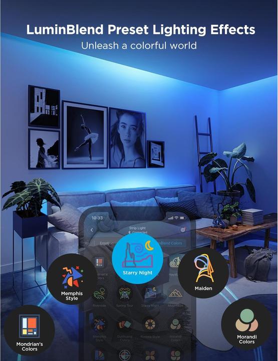 Immagine prodotto Govee LED-Strip 2 Pro (RGBIC, RGBW, 100 cm, Interno)