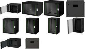 Actual product image Digitus 48,3cm 19inch wall cabinet 7U black size HxWxD 420x600x450 mm (7 RU, 19 inch rack)