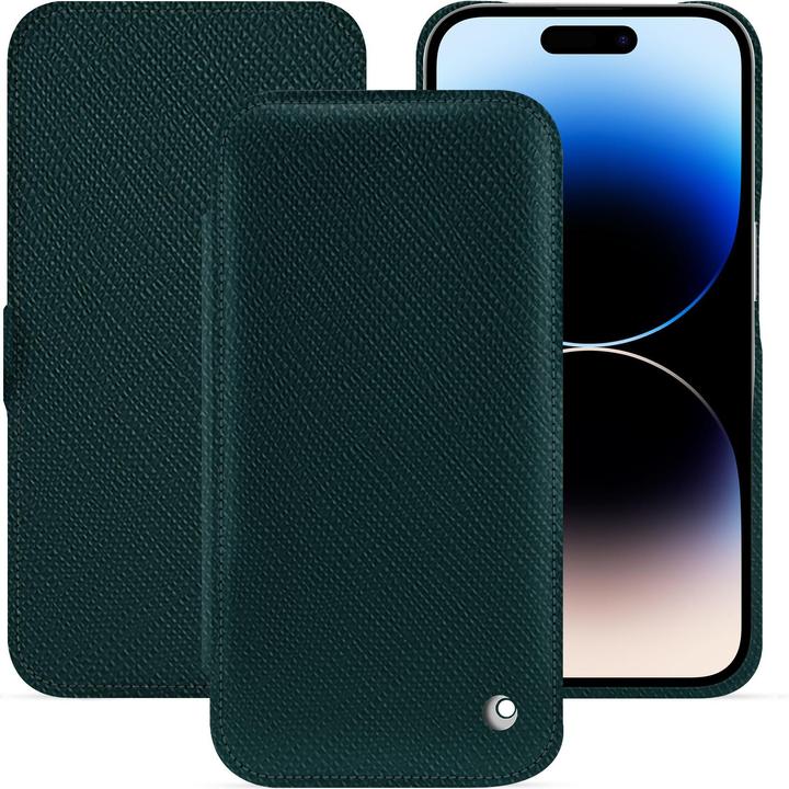 Noreve Horizontal leather flap shell (Apple iPhone 15 Pro)